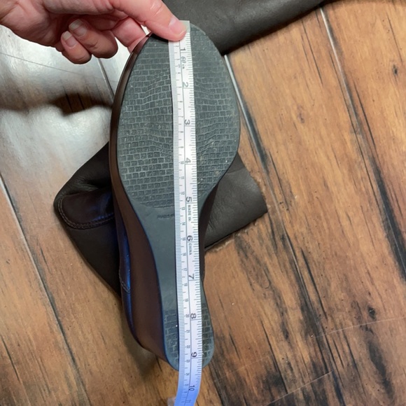 Stewart weitzman brown wedge faux fur boots - Picture 10 of 12